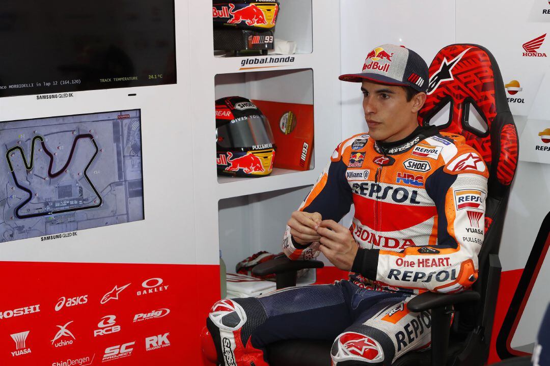 Márquez concentrado,en Qatar