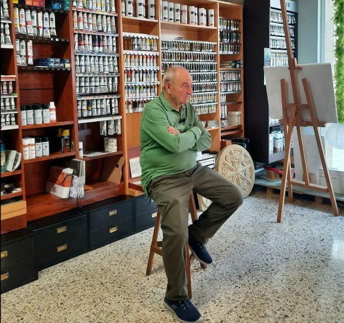 Cristóbal Nogués en la Casa del Pintor