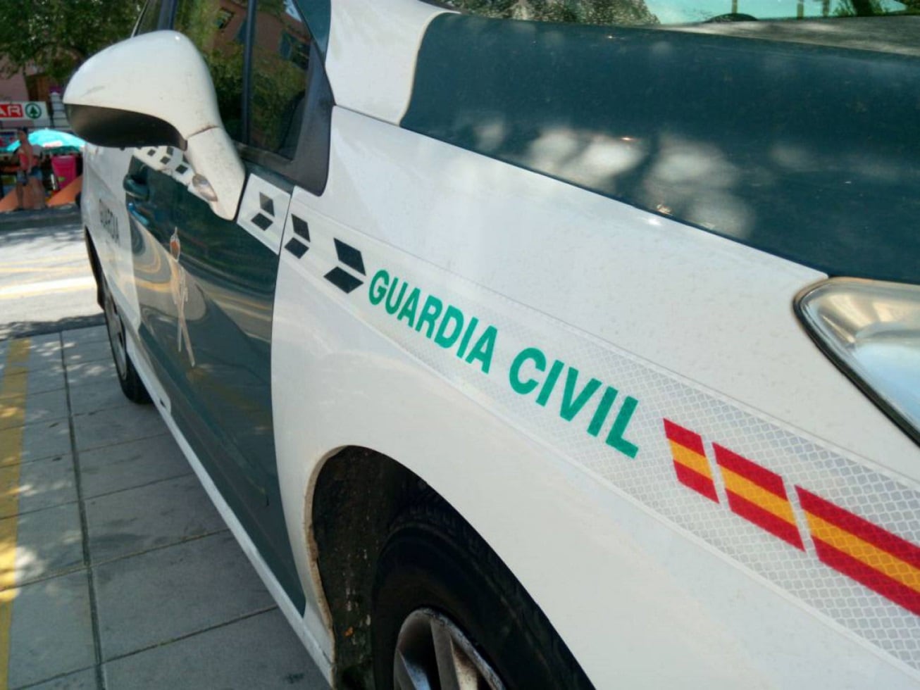 Vehículo de la Guardia Civil