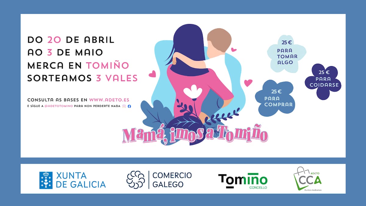 Tomiño impulsa el comercio local por el Día de la Madre con sorteos y premios