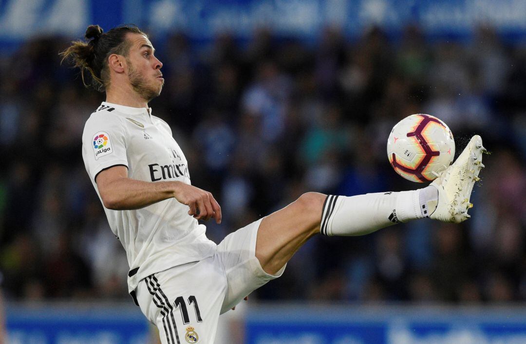 Bale, durante un partido con el Real Madrid 