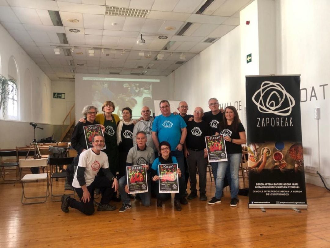 Responsables y voluntarios de Zaporeak