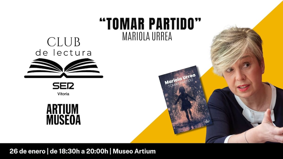 Mariola Urrea presenta su libro “Tomar Partido” en el Club de Lectura de SER Vitoria