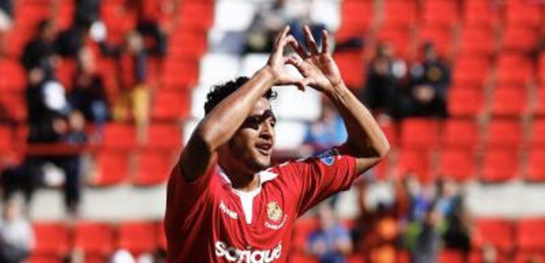 Foto del delantero colombiano Luis Javier Suárez.