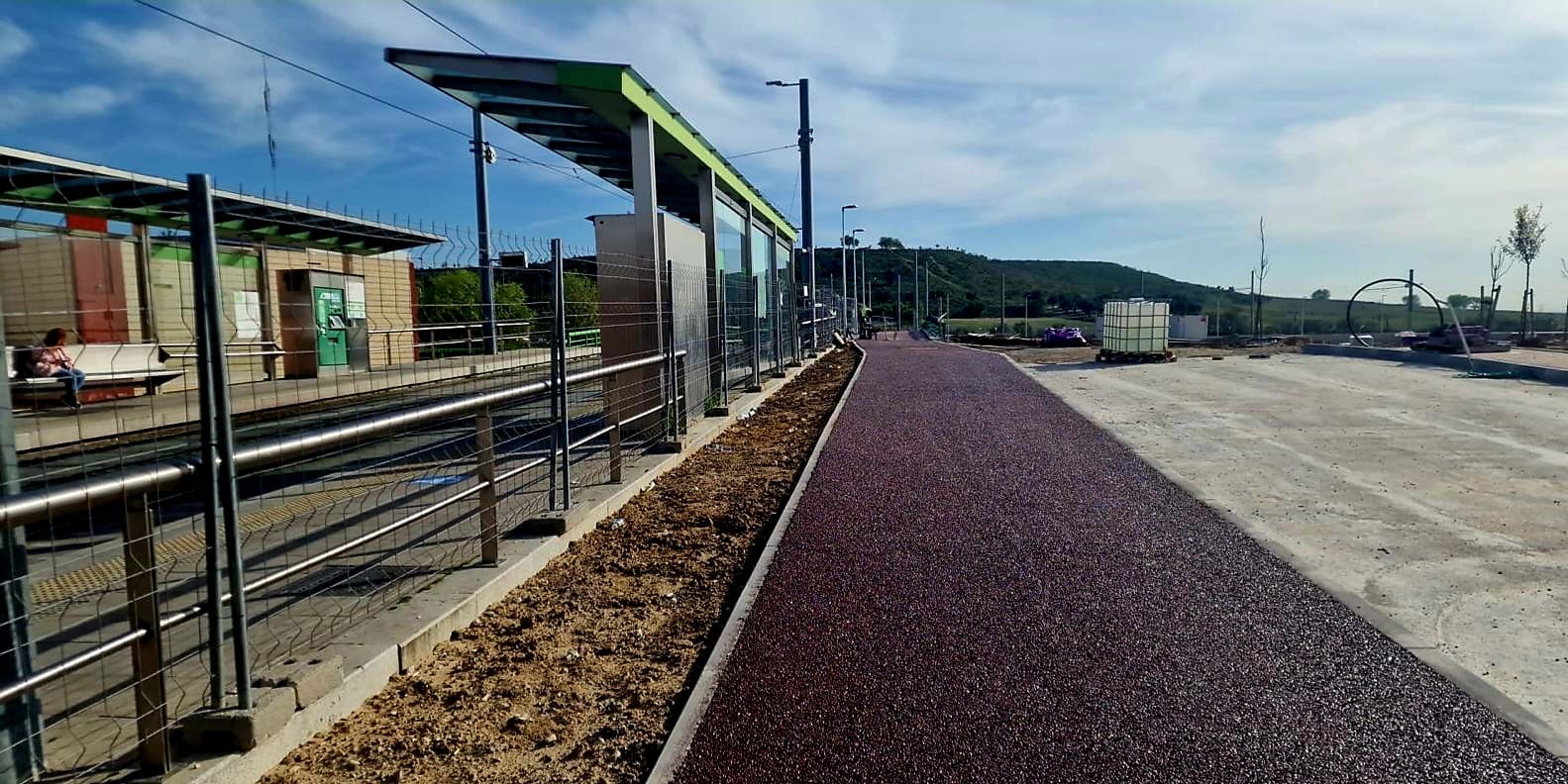 La nueva estación de Tranvía de Parla dará servicio a la estación de Cercanías, ambas en Parla Norte