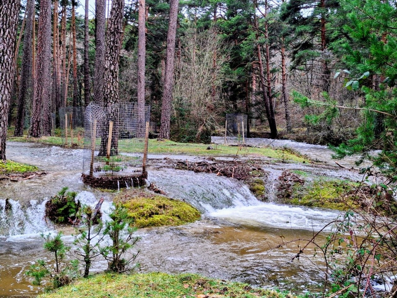 Estas son las rutas y áreas recreativas intransitables por inundaciones en la Sierra de Guadarrama