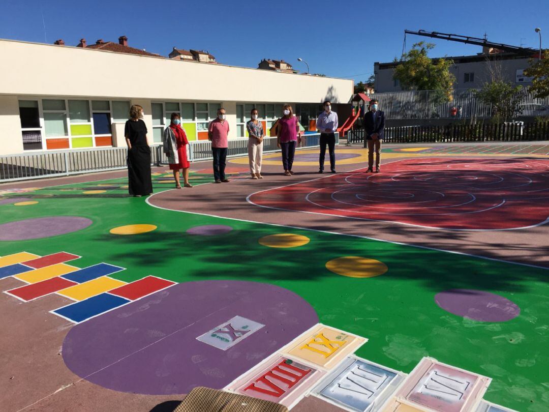 Patio del Colegio Peñascal de Segovia