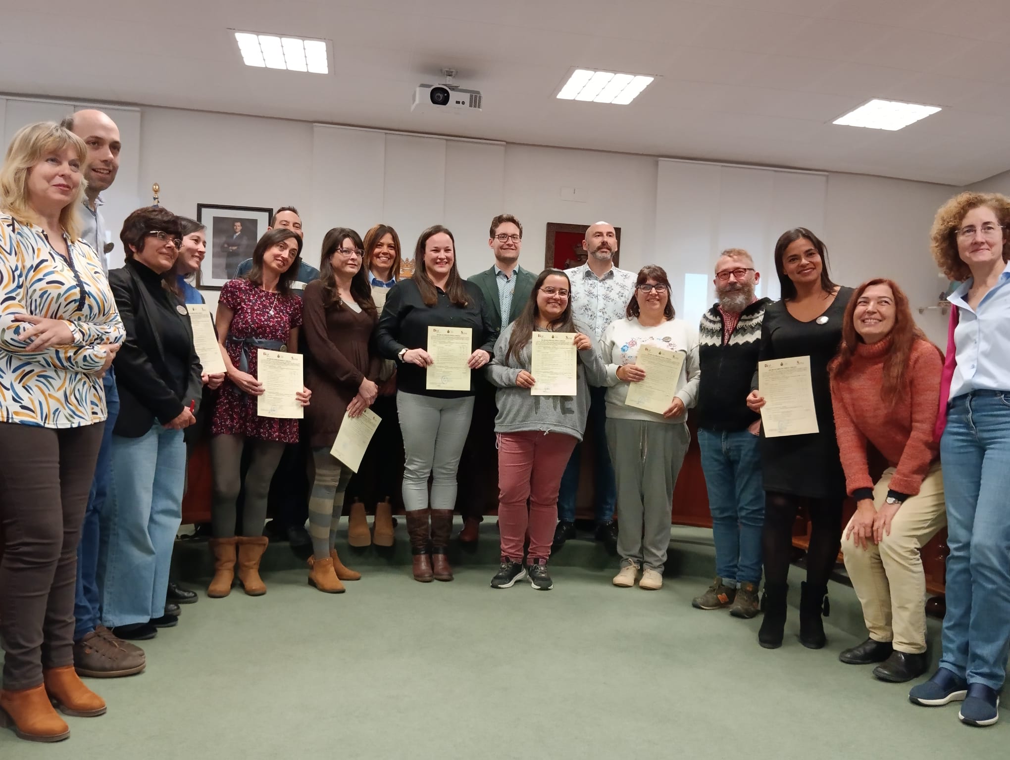 &#039;Foto de familia&#039; tras la entrega de diplomas