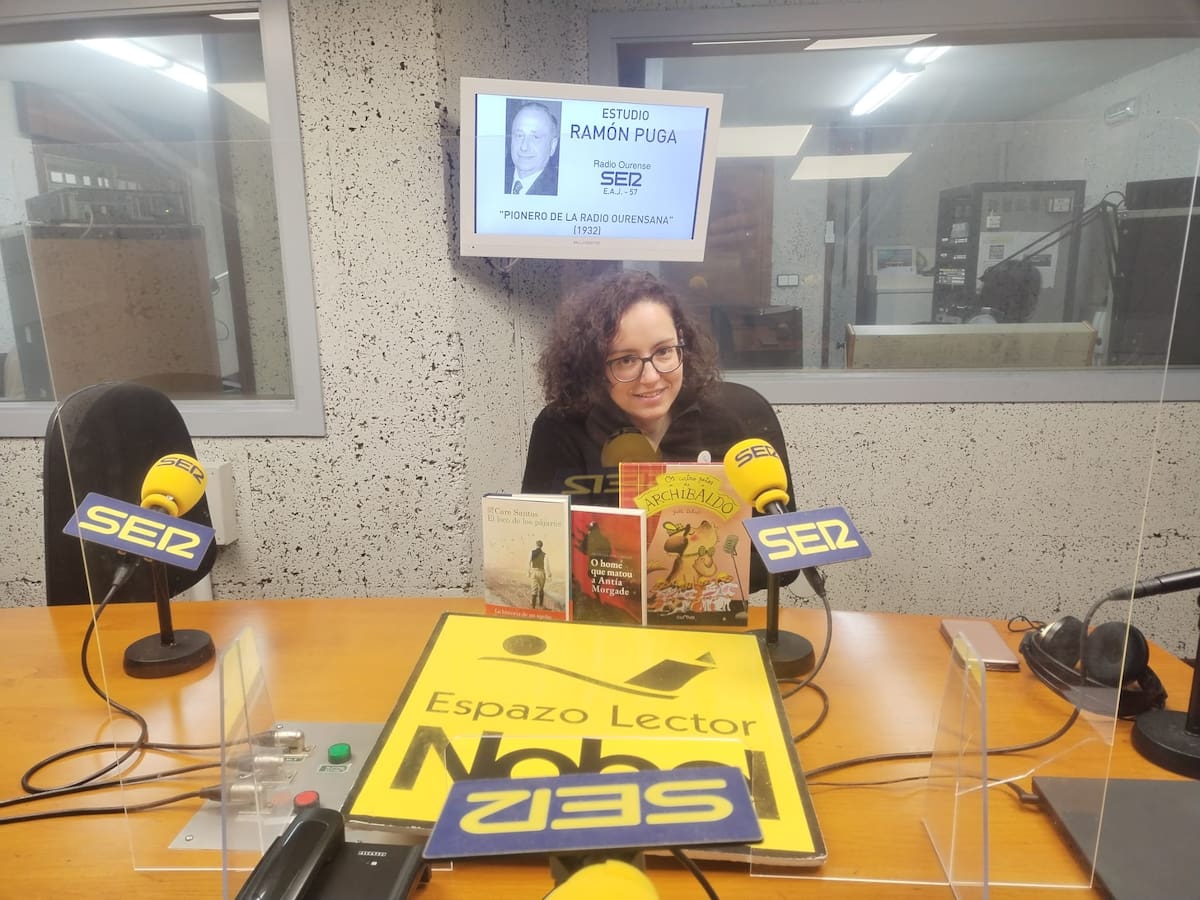 Celia Fernández en O faido dos libros del 17 de febrero