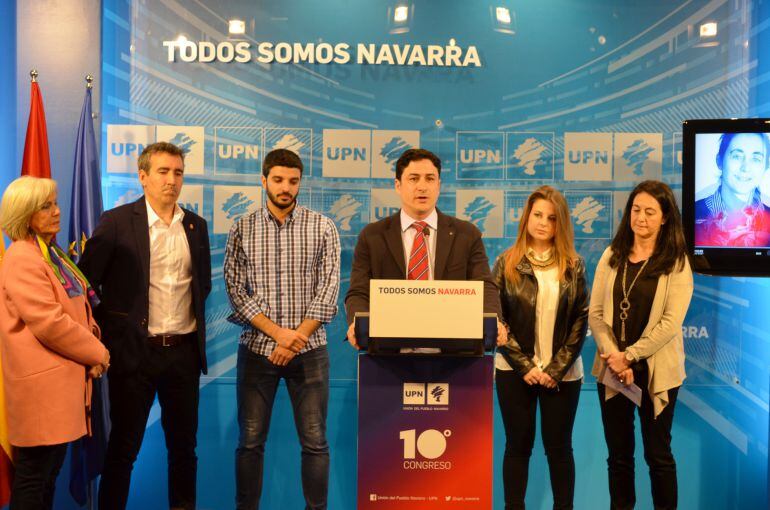 Óscar Arizcuren, durante la presentación del Congreso de UPN