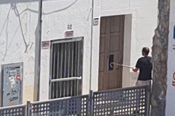 Imagen del hombre detenido