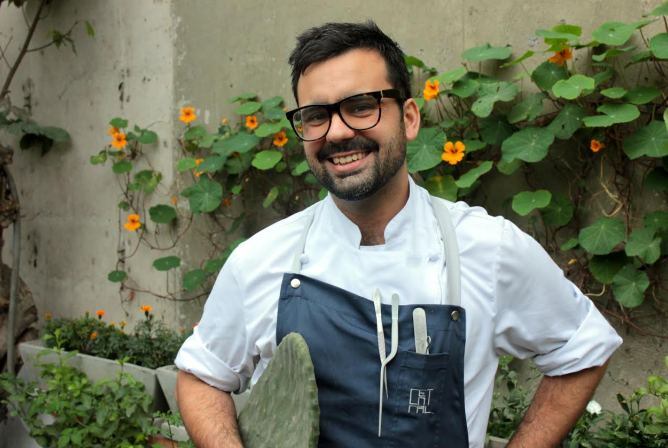 El cocinero Carlos Pérez de Rozas, en el restaurante Central (Lima, Perú).