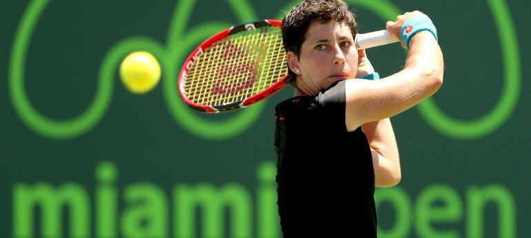 Carla Suárez, finalista del Miami Open.