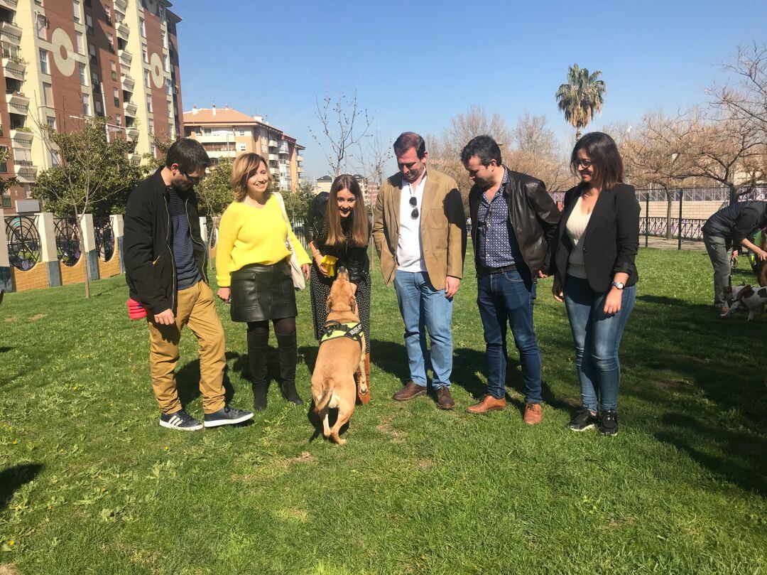 Inauguración del Parque Canino del Bulevar.