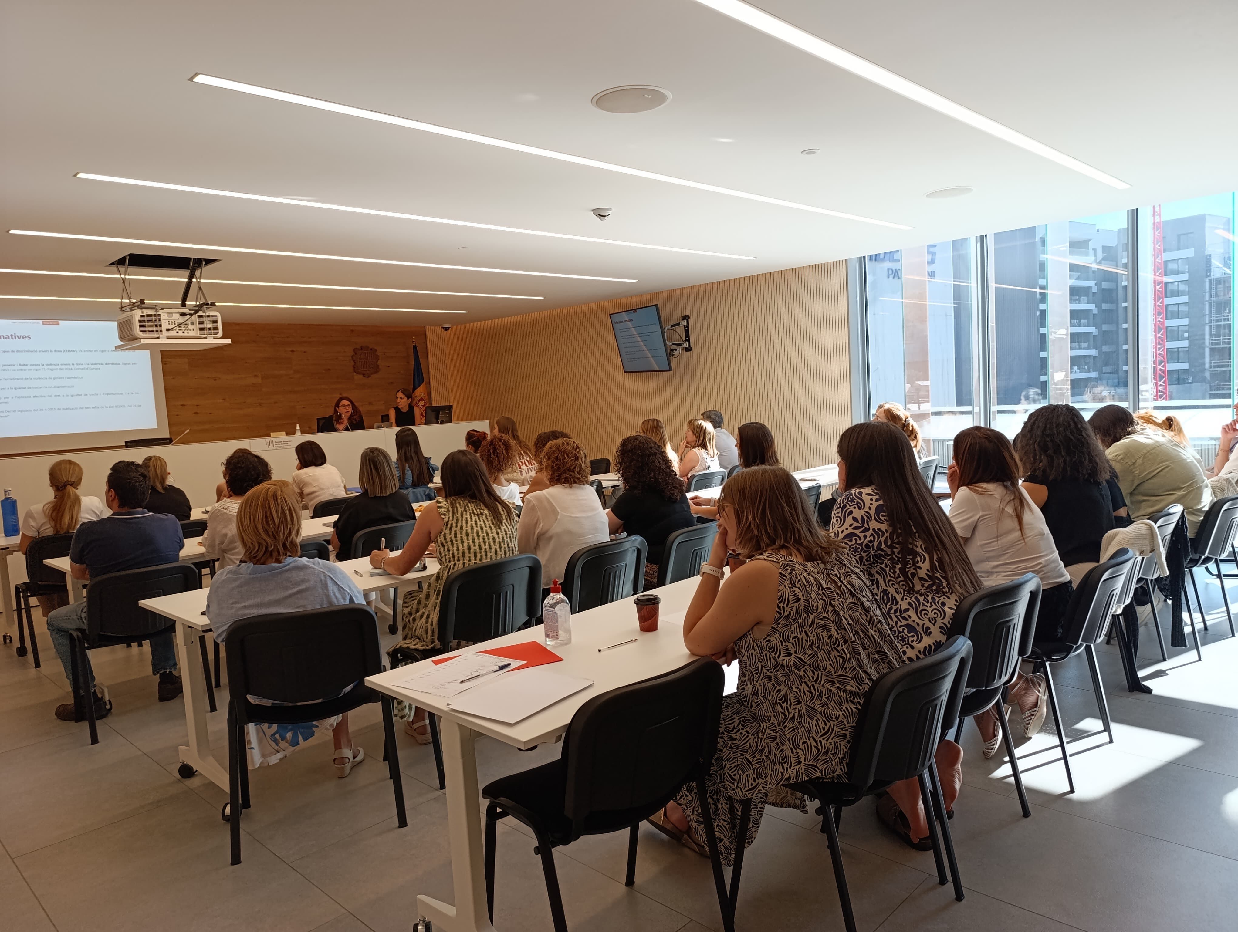 Formació sobre violència de gènere al personal de l&#039;administració de justícia celebrada aquest divendres