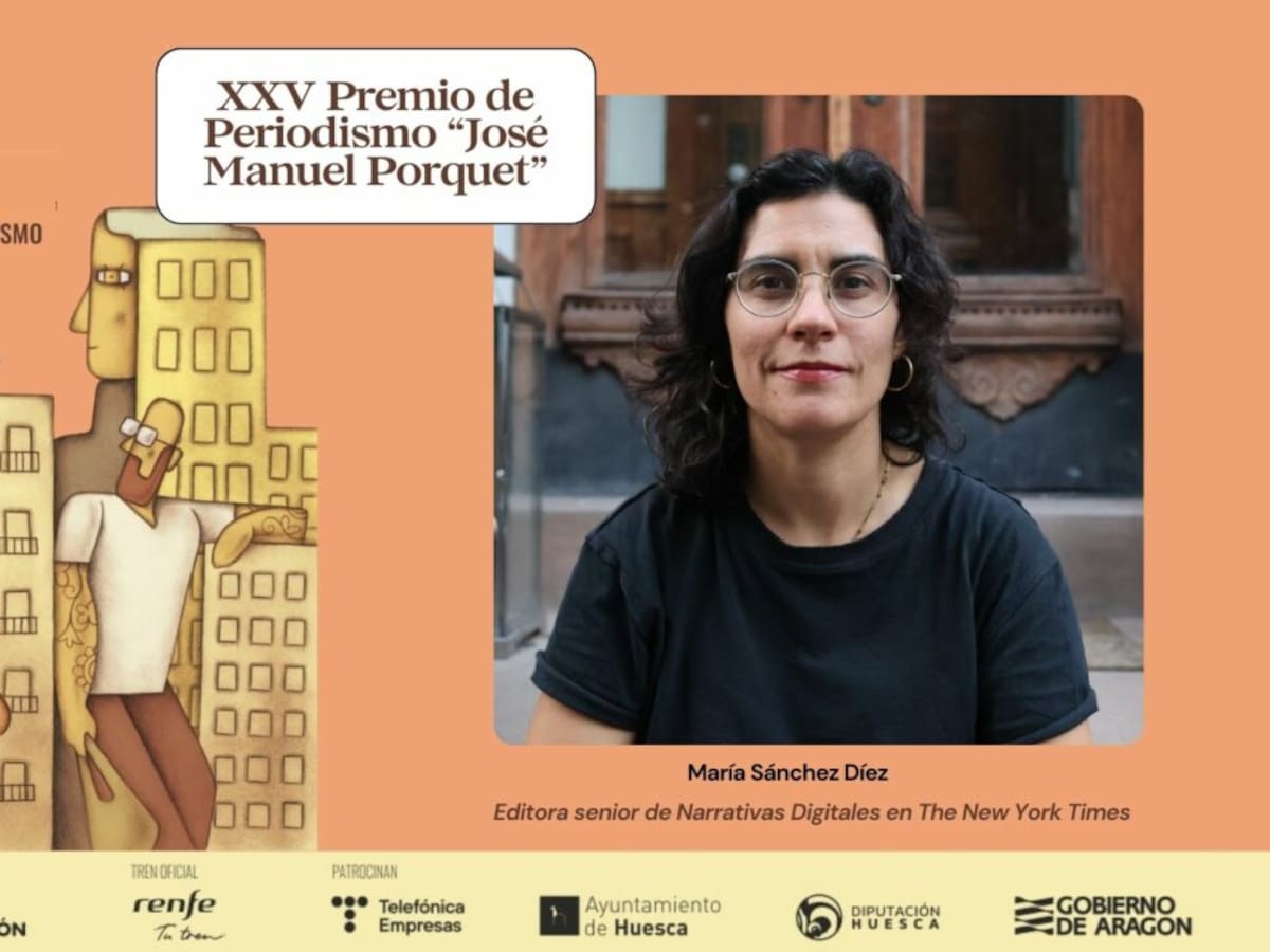 María Sánchez Díez, XXV Premio de Periodismo "José Manuel Porquet"