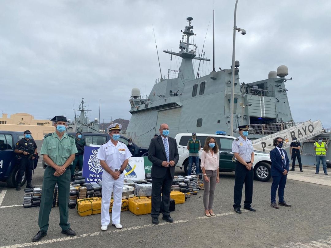 El BAM &#039;Rayo&#039;, buque de la Armada, en la Base Naval de Las Palmas de Gran Canaria