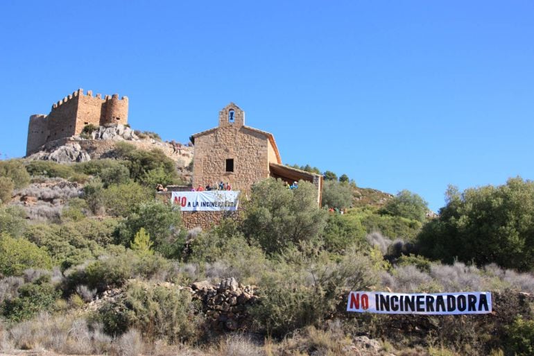 Imagen de protesta contra la construcción de la incineradora de L&#039;Alcora de Reyval