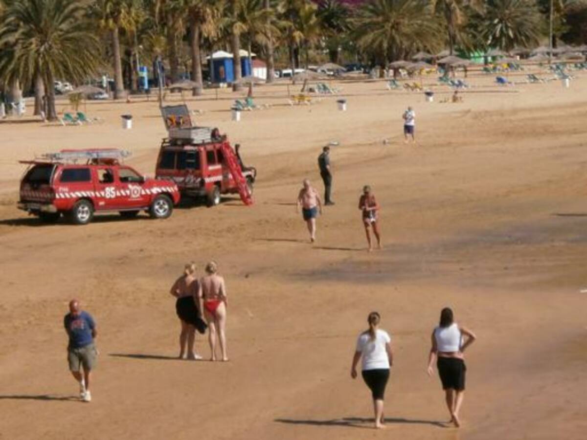 Atrapado en la arena... Mientras esperaba la droga