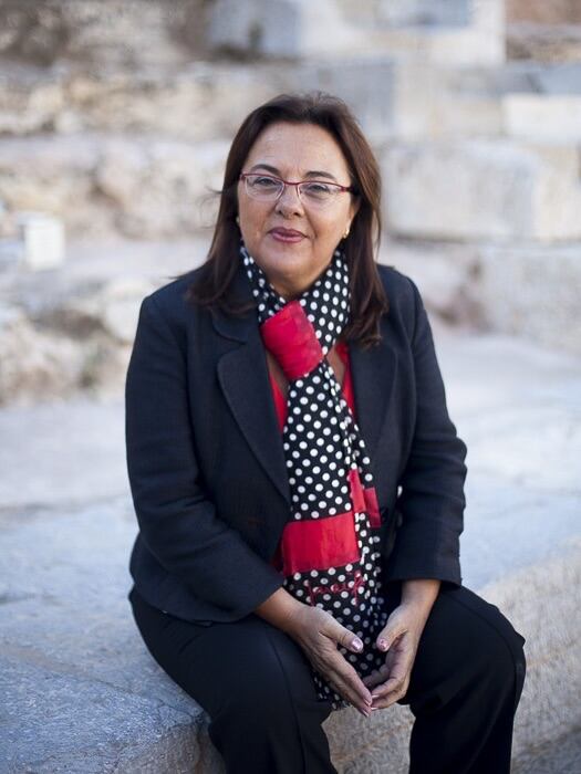 Elena Ruiz Valderas, directora del Museo del Teatro Romano de Cartagena.