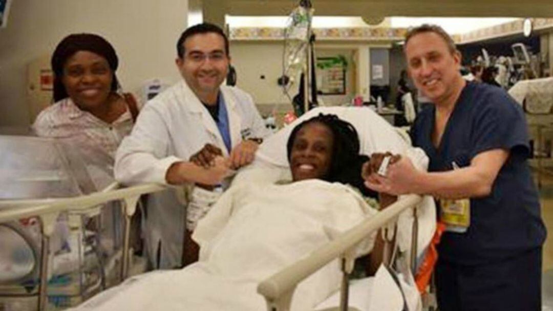 La mujer que ha dado a luz a seis bebés se encuentra en buen estado de salud.