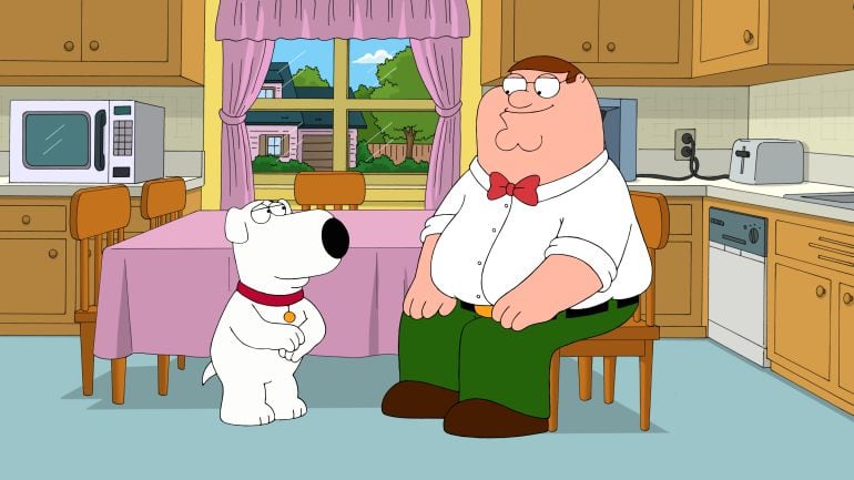 Peter y Brian Griffin, dos de los protas de la serie animada &#039;Padre de Familia&#039;