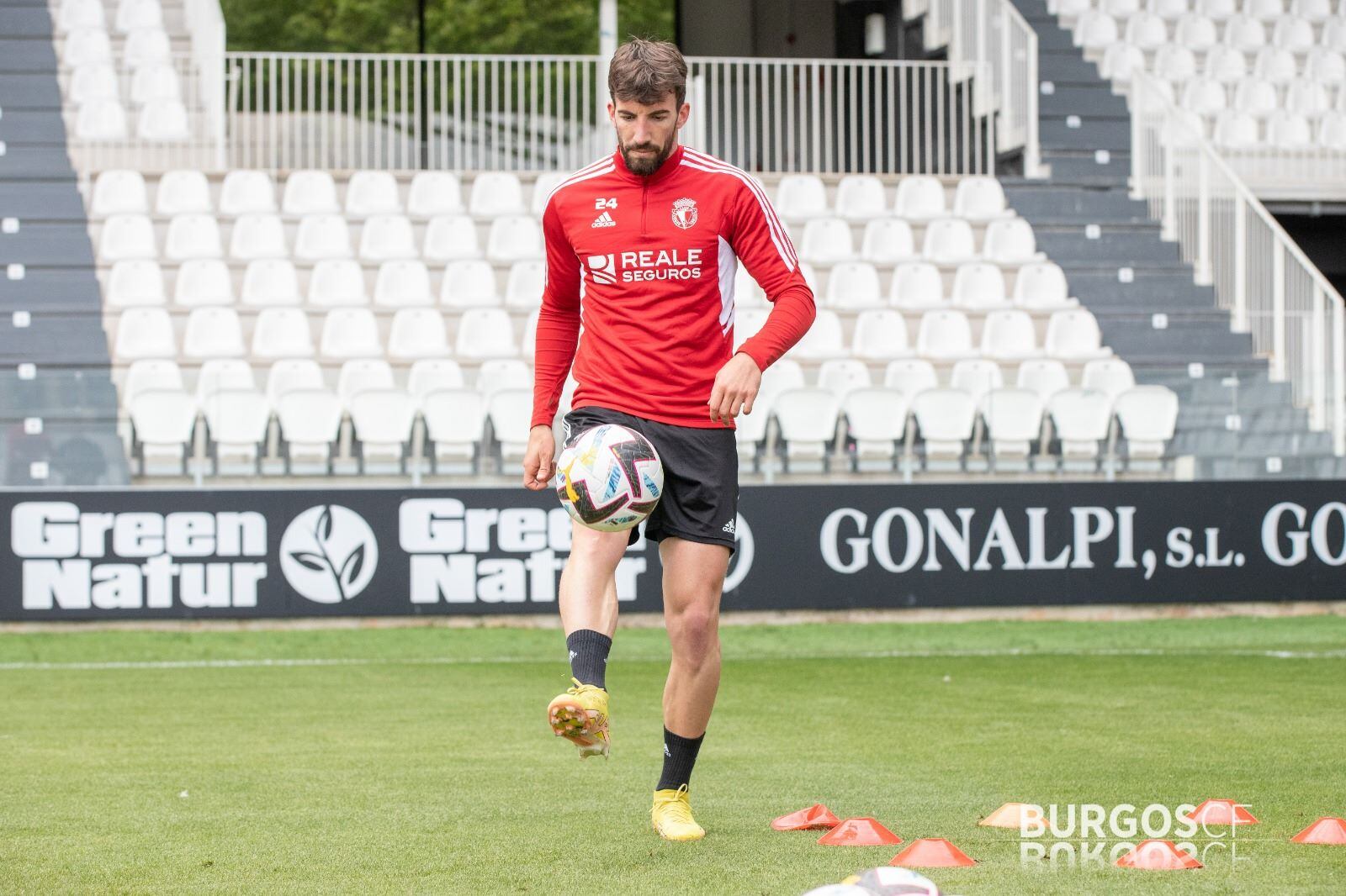 Javi Pérez en un entrenamiento. / Foto: BCF Media