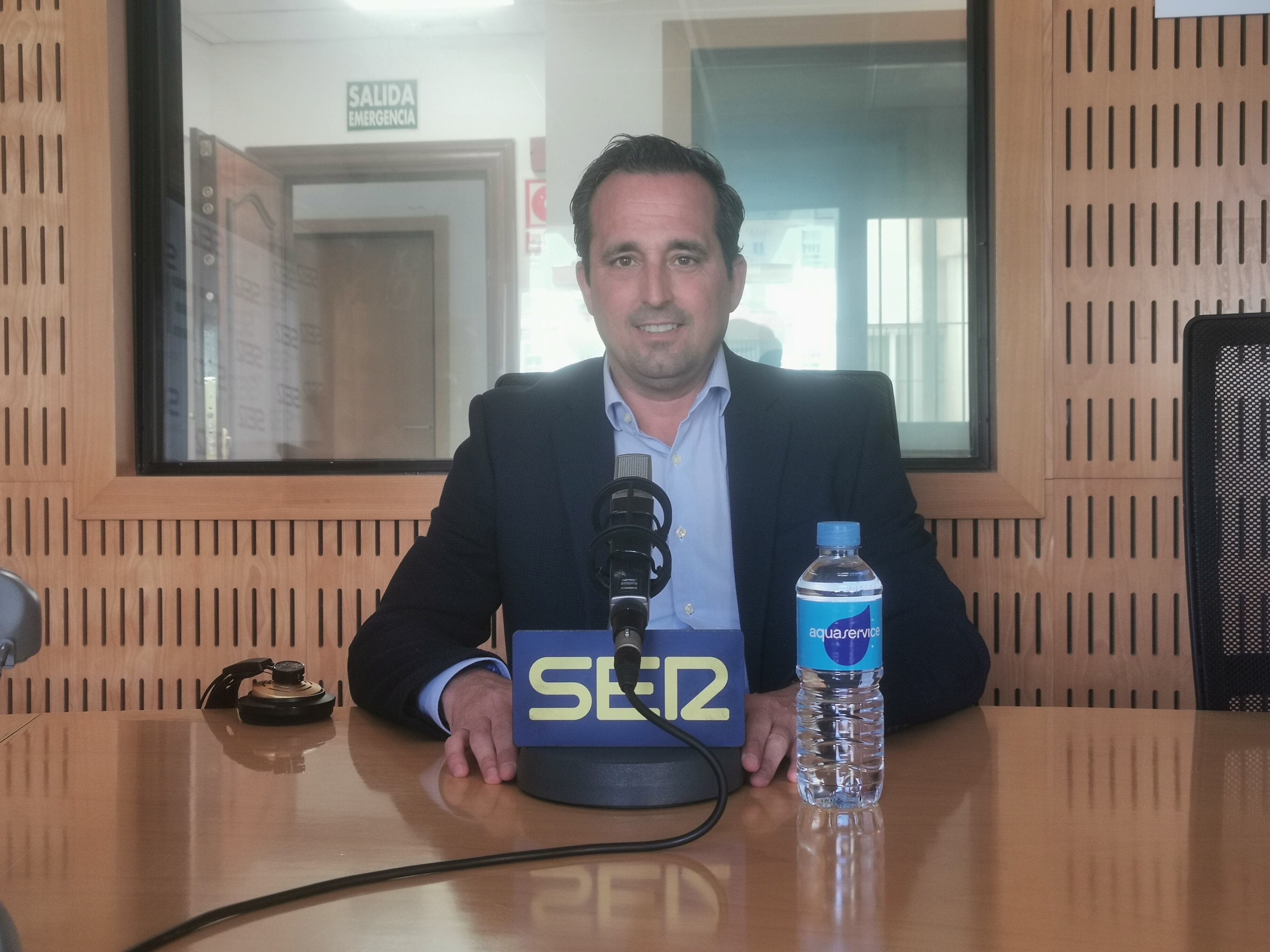 Kike Pérez, en los estudios de SER Málaga