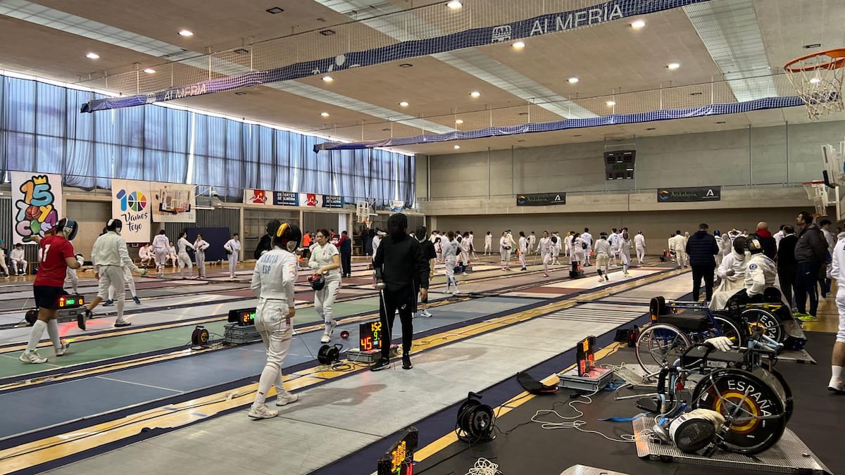 Almería irrumpe en la élite de la esgrima, con tres deportistas reconocidos de alto rendimiento