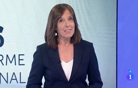 Ana Blanco se despide de TVE por su jubilación anticipada.