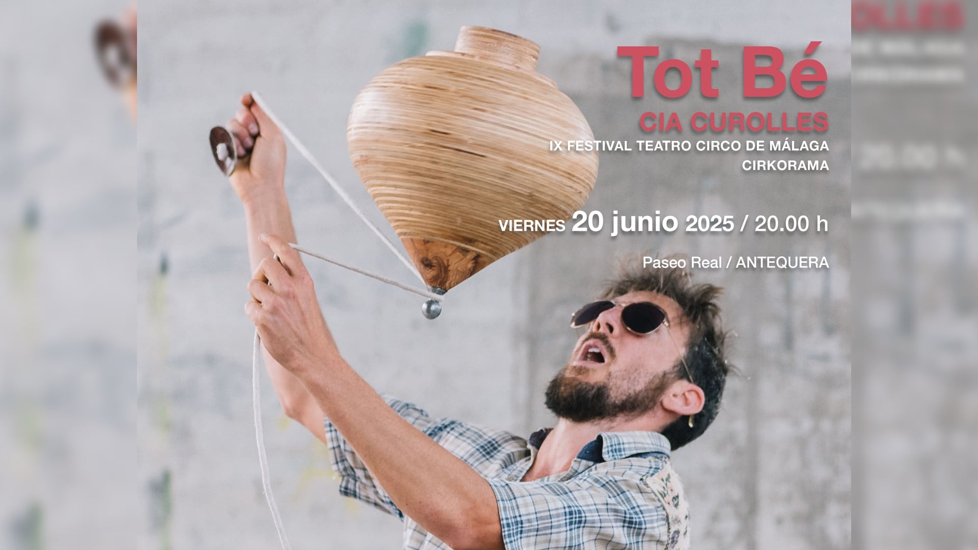 El espectáculo &#039;Tot Bé&#039; se podrá disfrutar en Antequera y Archidona