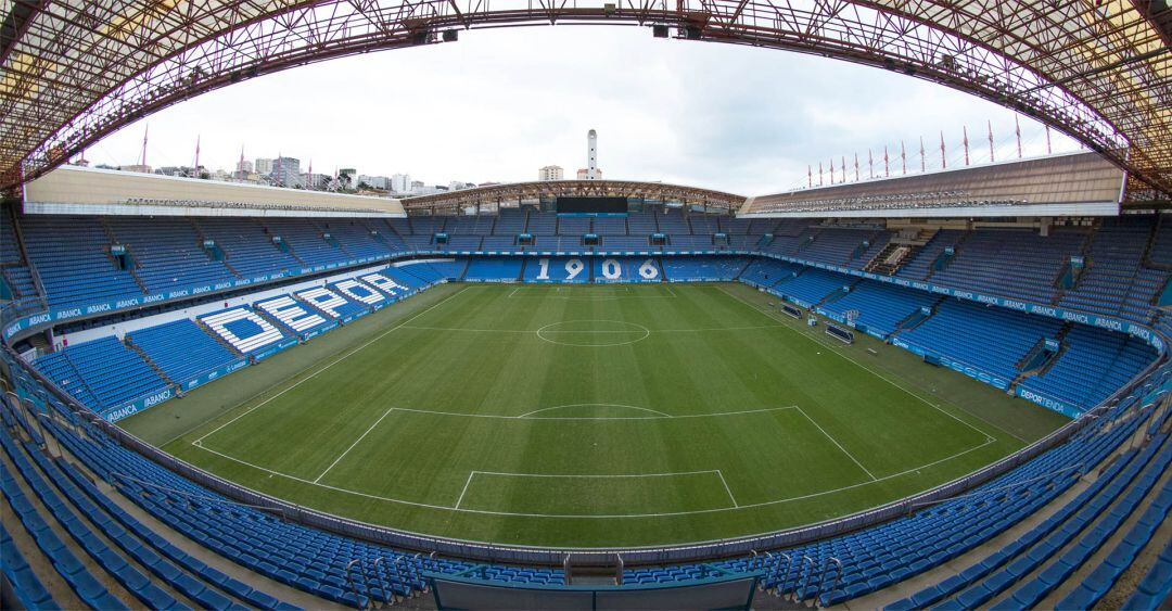 Imágenes del Estadio de Riazor.
