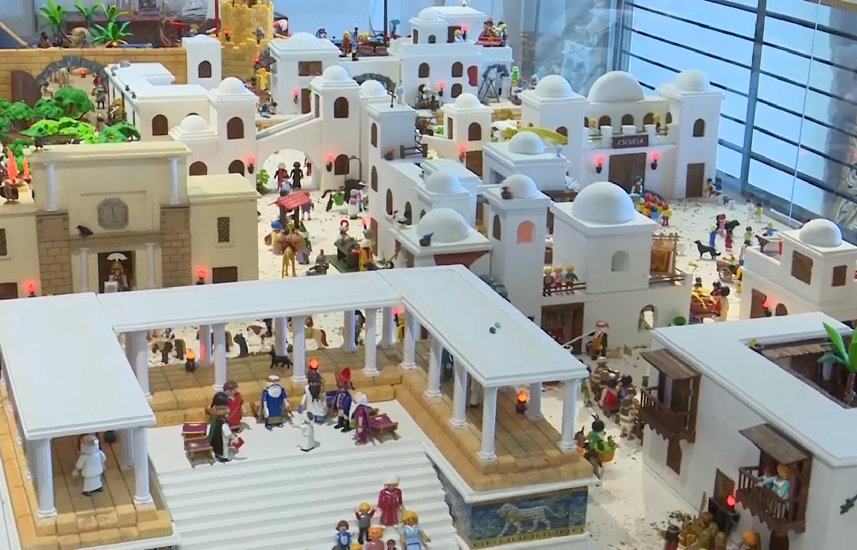 Belén de Playmobil, en Casa Pastor de Gandia