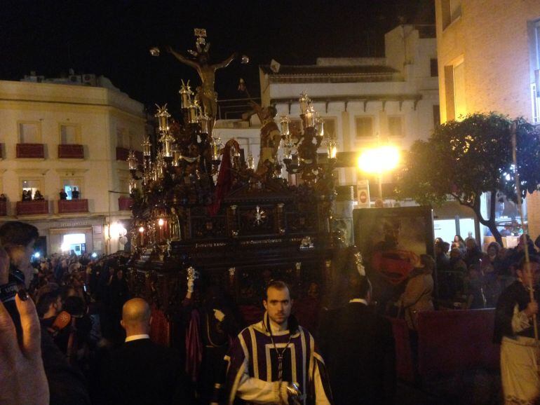 La hermandad de La Agonía, en la Carrera Oficial