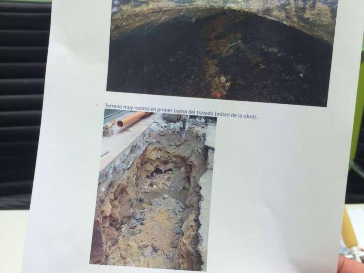 Unas obras dejan al descubierto en Pontevedra un pasadizo secreto
