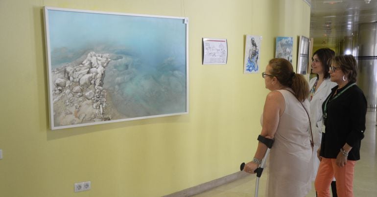 Exposición en el Complejo Hospitalario durante el verano