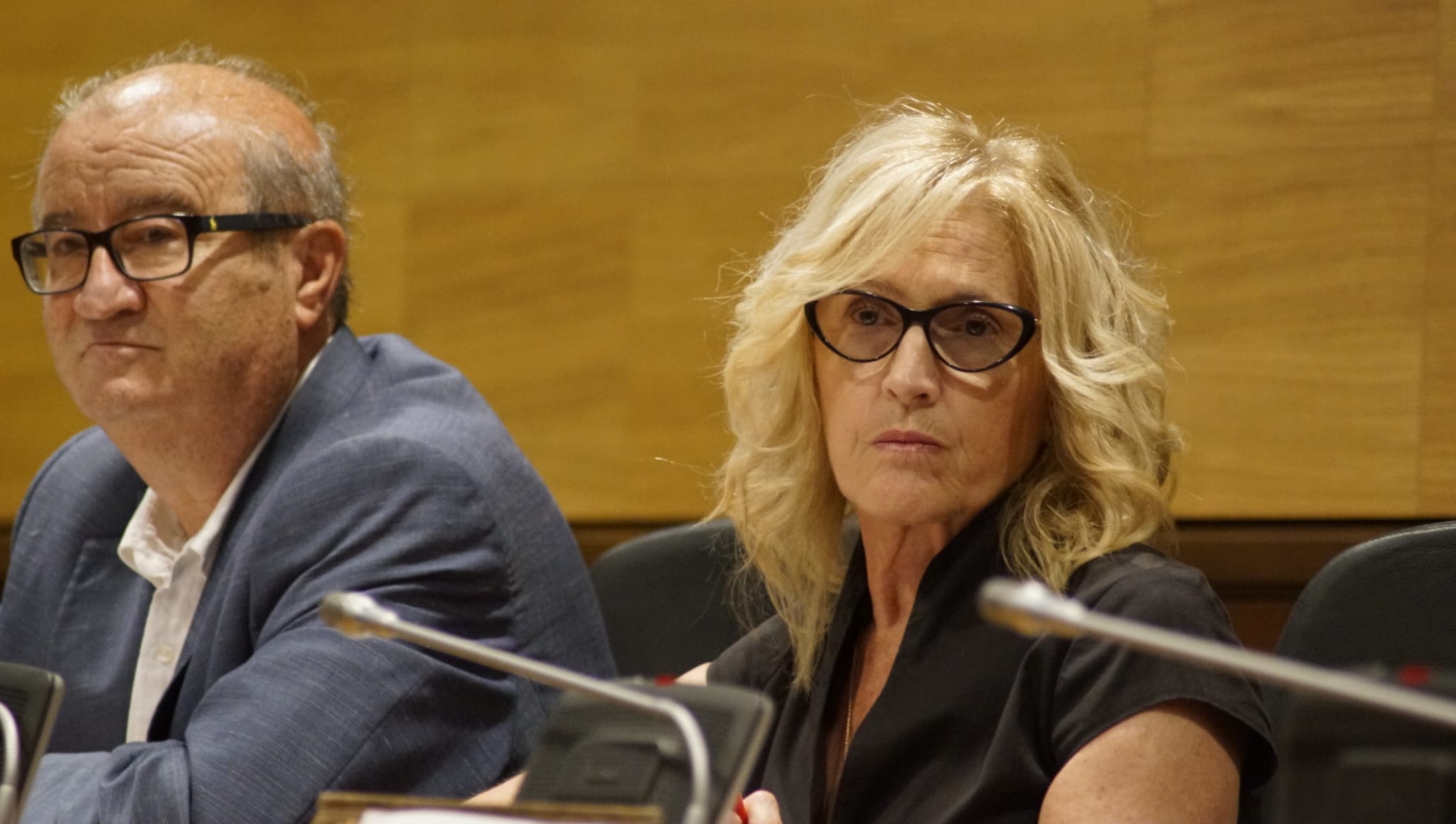 Silvia Salazar, portavoz municipal del PSOE, durante un pleno