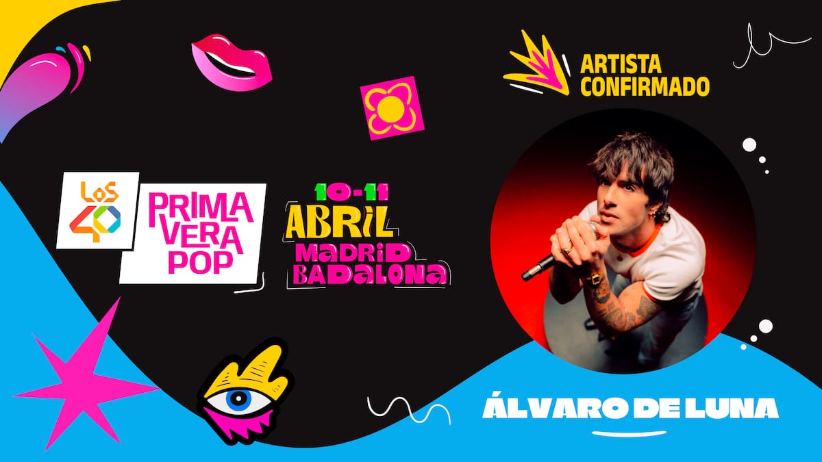 Álvaro de Luna, primer artista confirmado para LOS40 Primavera Pop 2026
