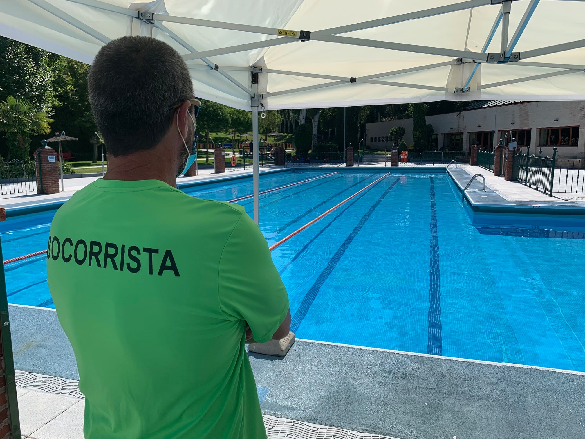 Socorrista de la piscina de San Roque de Guadalajara