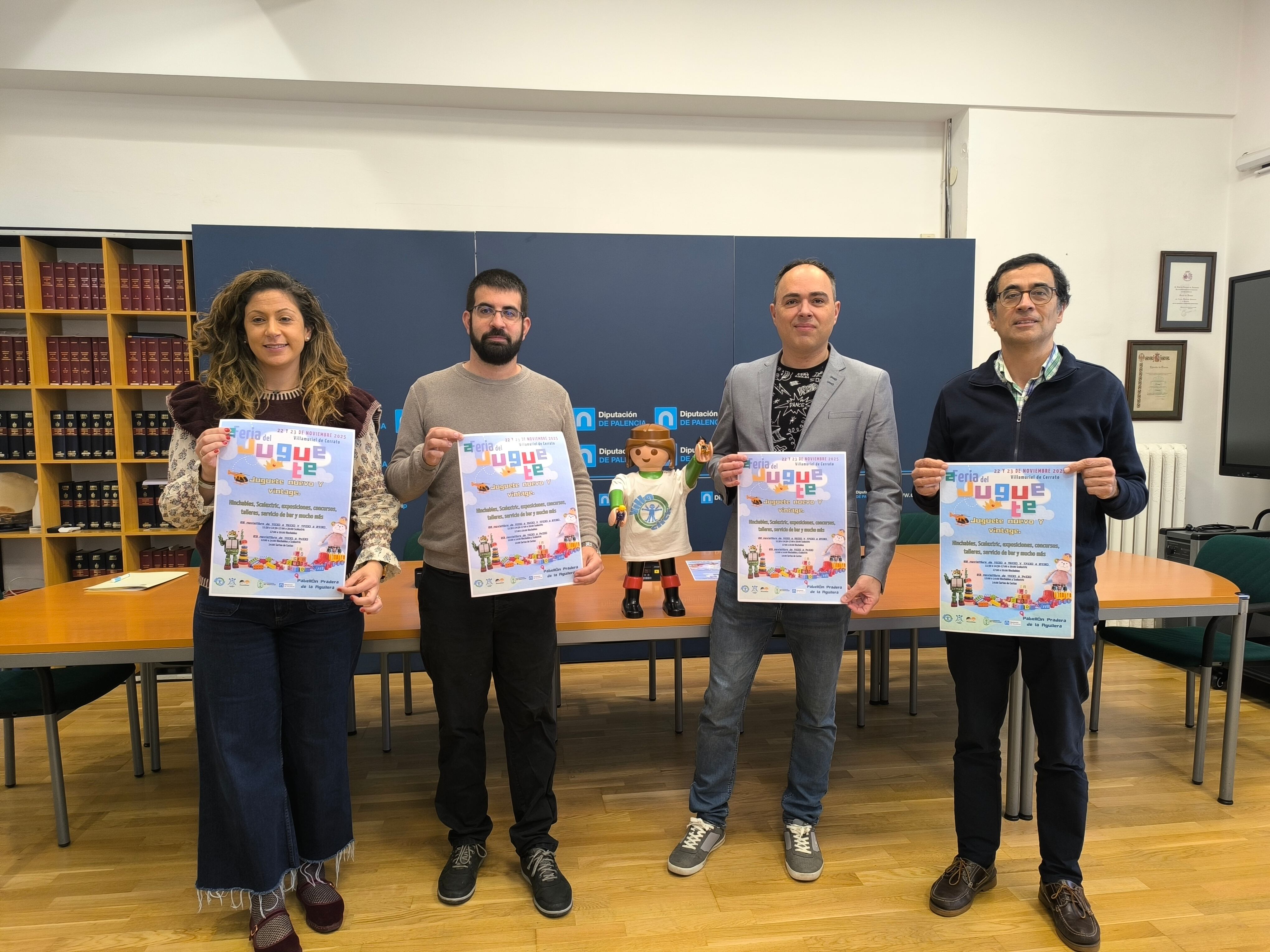 Presentación de la 2ª Feria del Juguete de Villamuriel