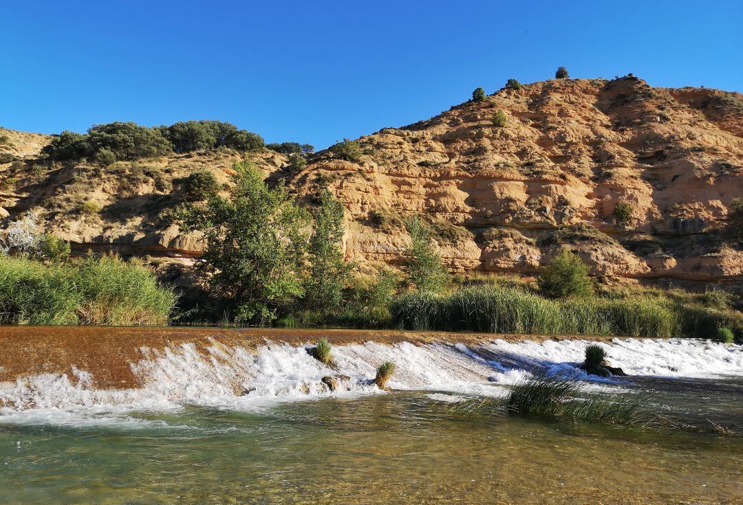 Río Guadiela en la cola del embalse de Buendía, en Cuenca.