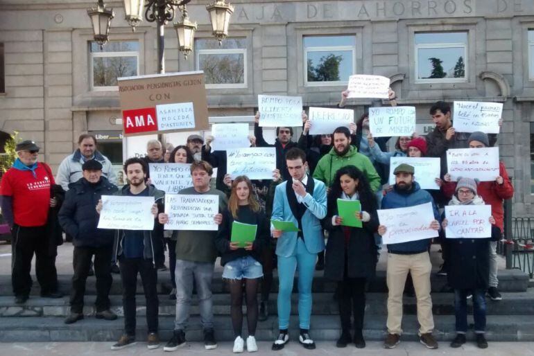 Acto de presentación de AMA Asturies. Esta mañana. Oviedo