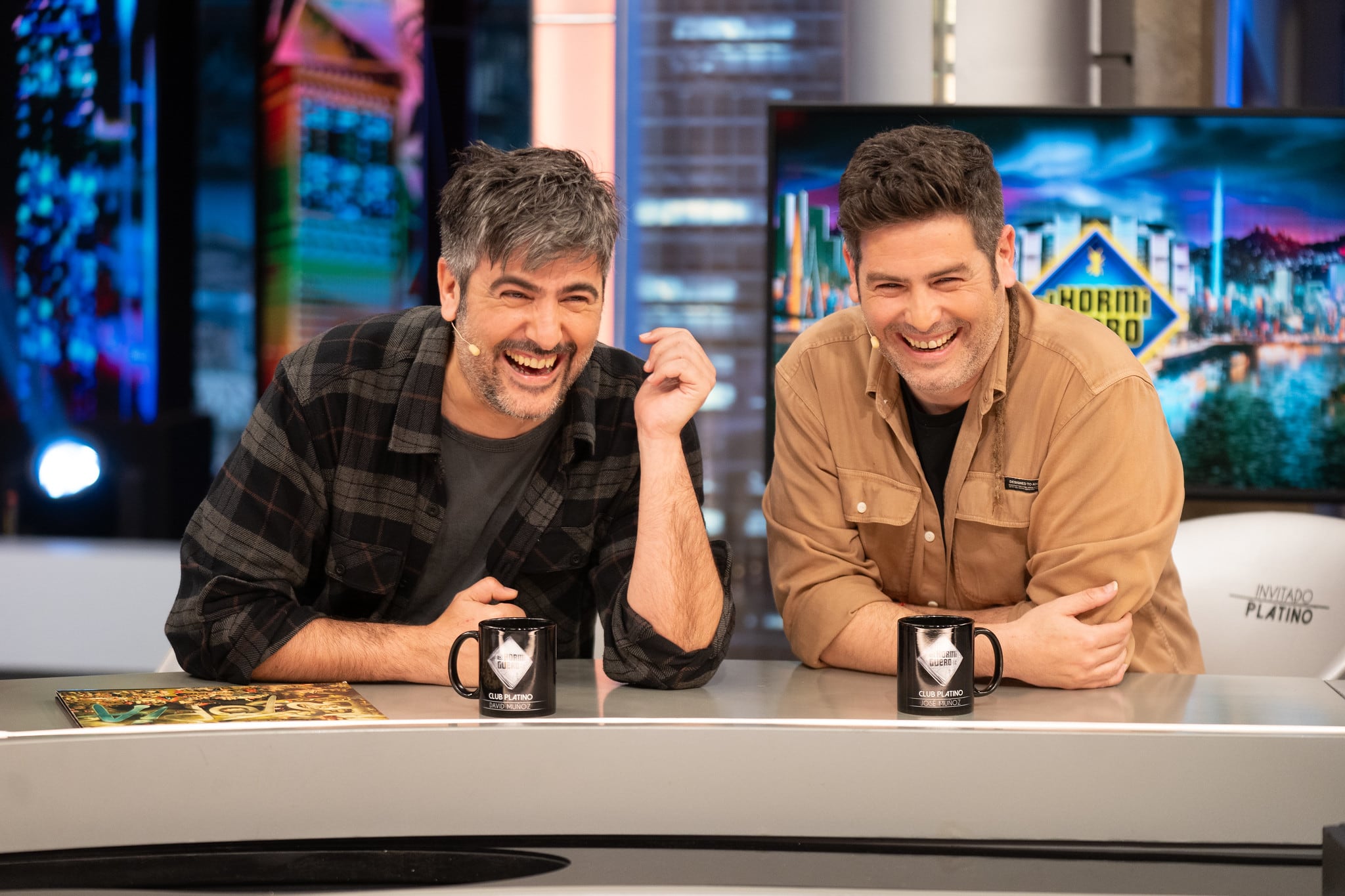 David y José Muñoz en El Hormiguero.