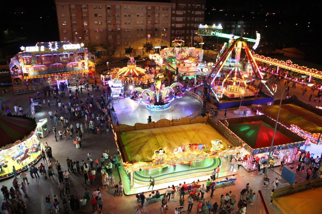 Imagen de archivo del recinto ferial de Fuenlabrada en las fiestas del año 2013