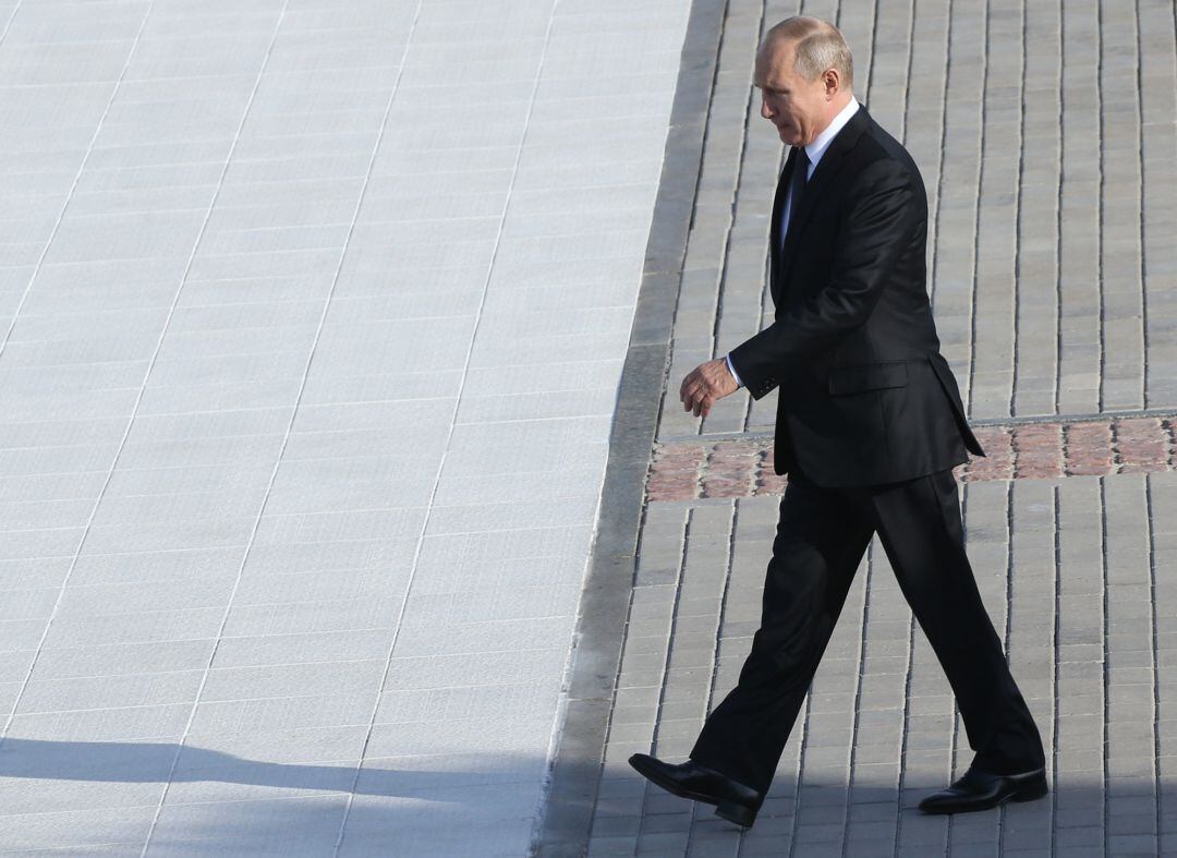 Vladimir Putin, durante un acto en Uzbekistan