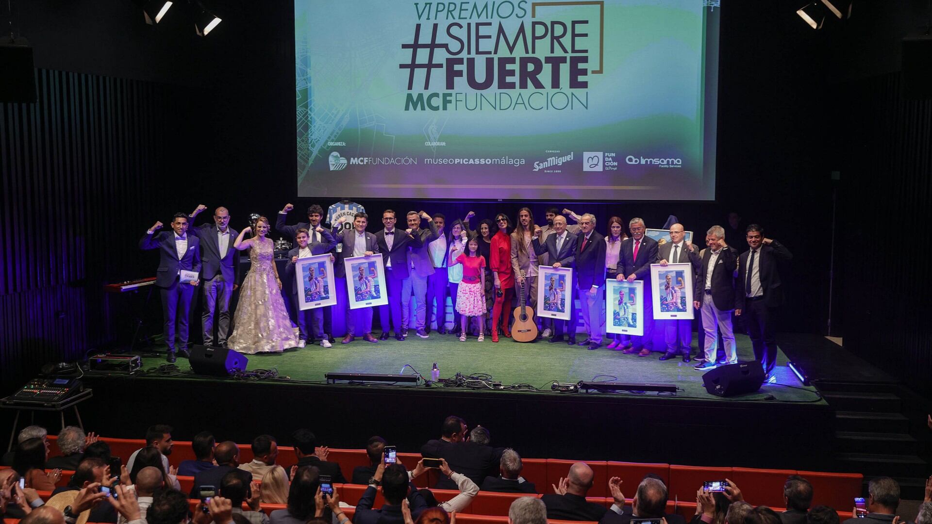 La gala de los VI Premios ‘Siempre Fuerte’ de la Fundación MCF se celebró en el auditorio del Museo Picasso Málaga