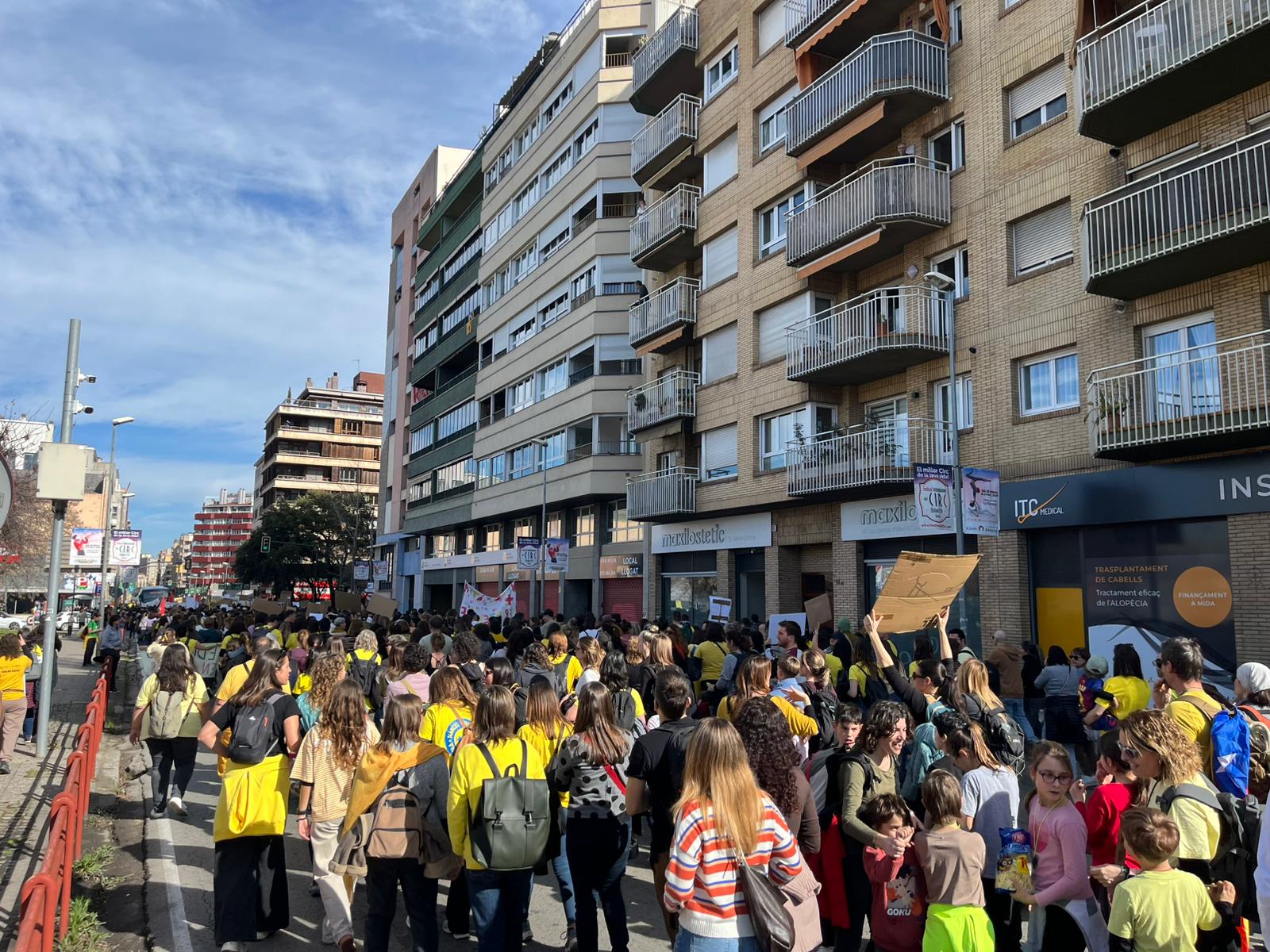Protestes educació a Girona