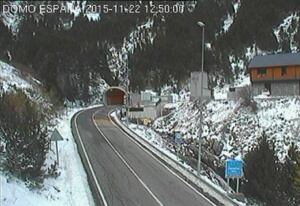 La entrada del túnel de Bielsa, desde el lado aragonés