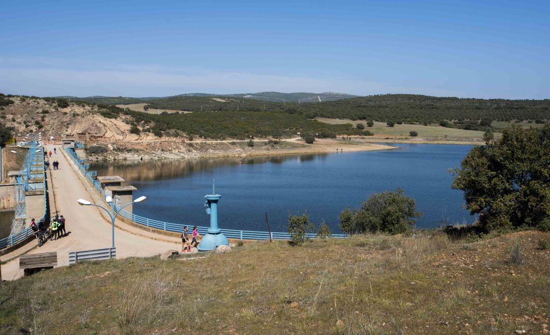 Imagen del embalse del Vicario el pasado fin de semana.