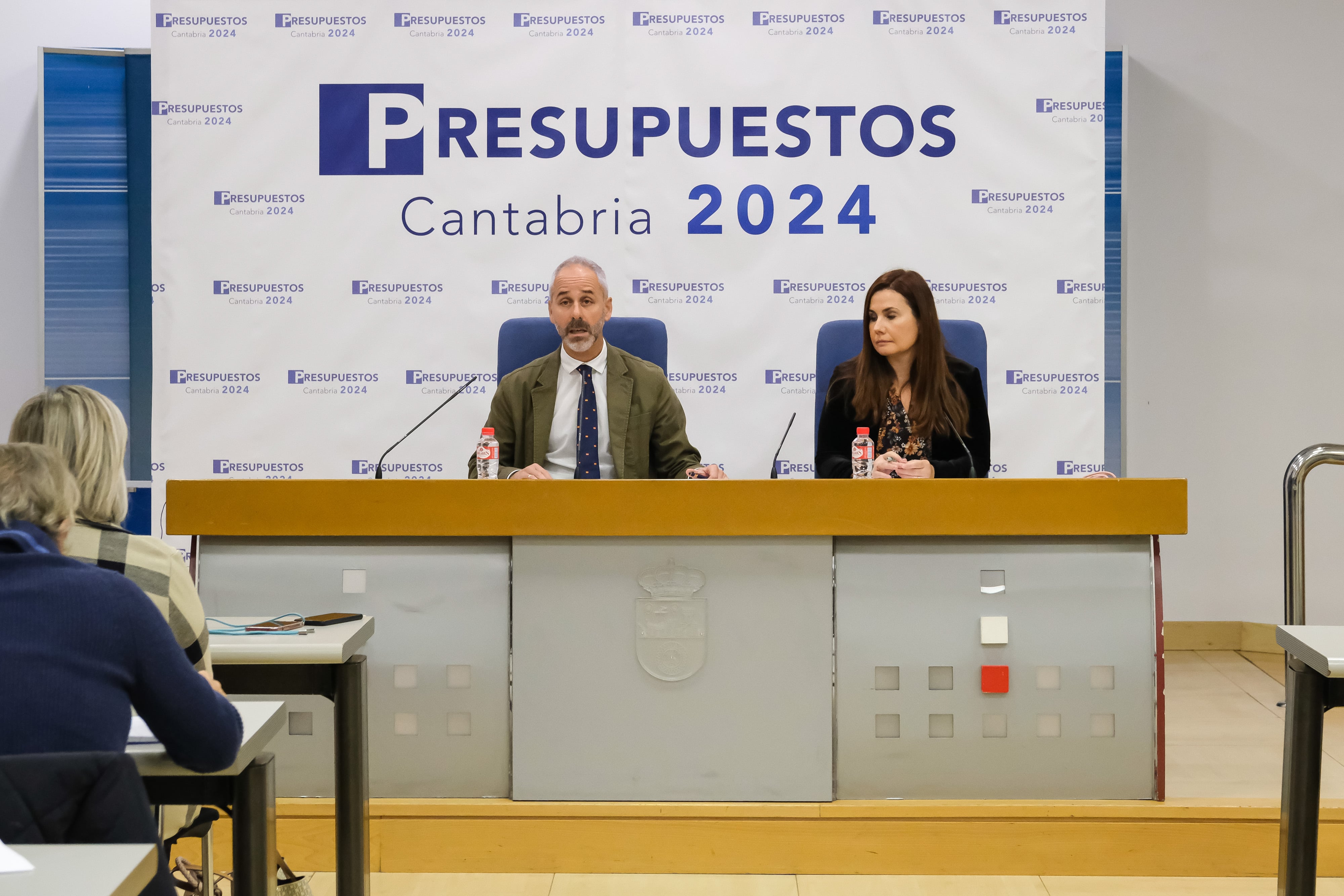 10:00 horas. Sala de Prensa del Gobierno de Cantabria. El consejero de Educación, Formación Profesional y Universidades, Sergio Silva, informa, en rueda de prensa, de los presupuestos de su departamento para 2024. 7 de noviembre de 2023 © Raúl Lucio